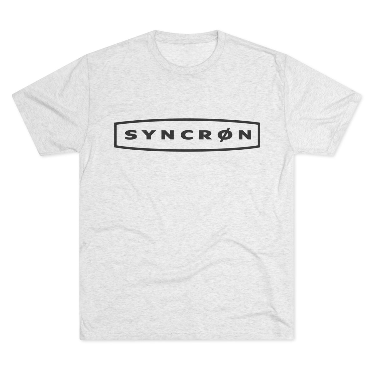 Syncron Logo Tee — Minimalist Vintage Surf-Inspired Crew T-Shirt
