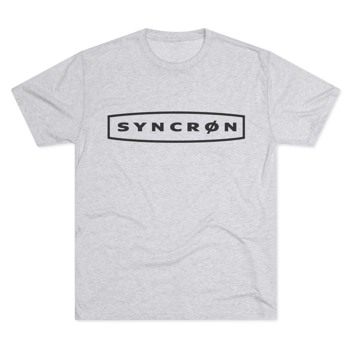 Syncron Logo Tee — Minimalist Vintage Surf-Inspired Crew T-Shirt