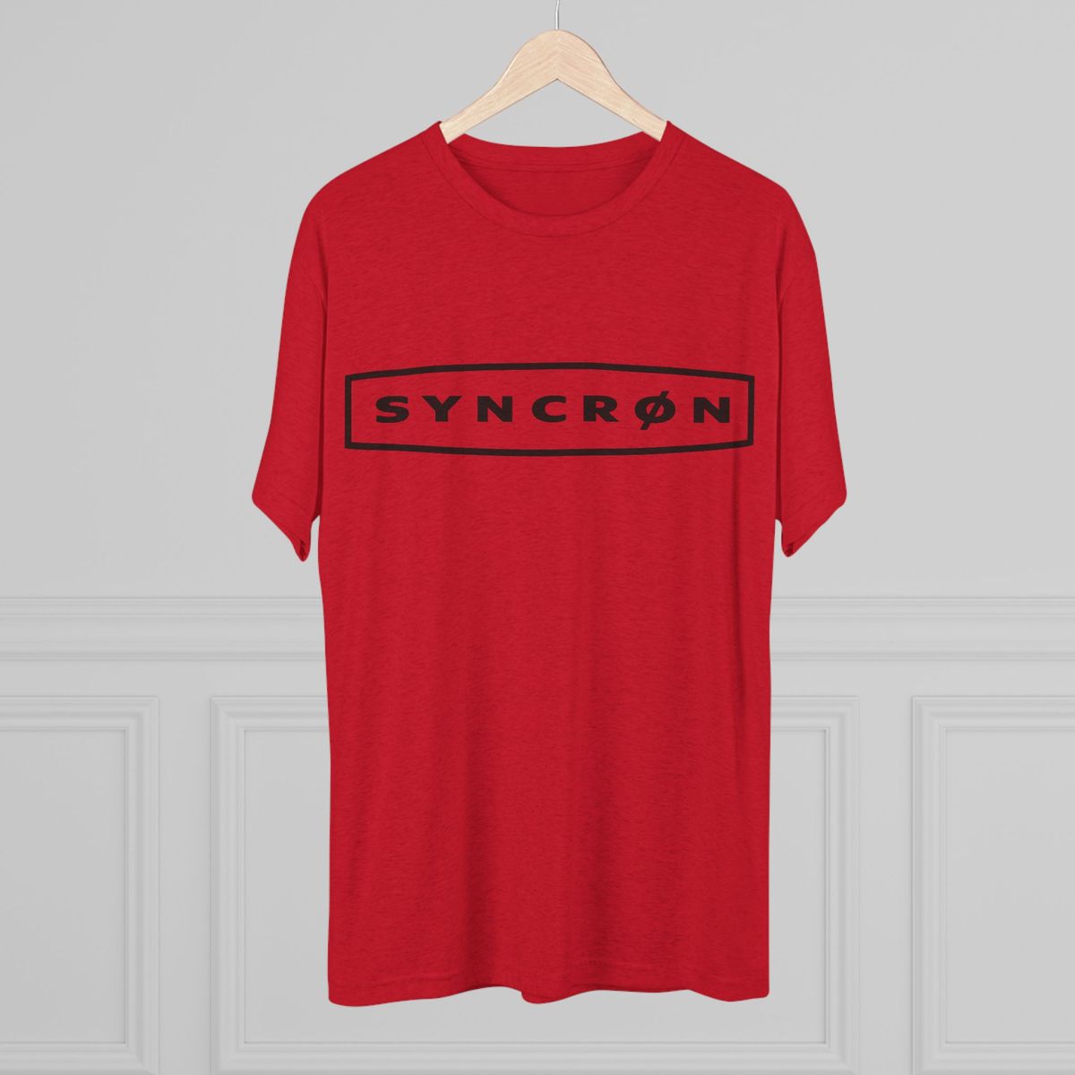 Syncron Logo Tee — Minimalist Vintage Surf-Inspired Crew T-Shirt